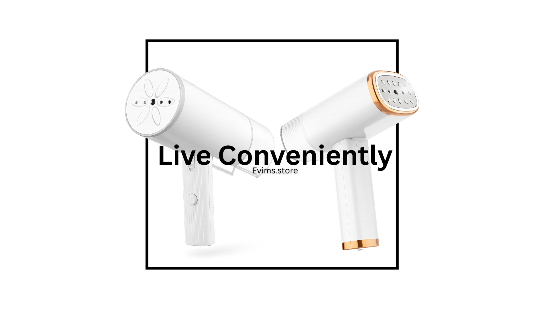 Handheld Portable Clothes Steamer – Foldable Travel Garment Steamer 1200W for Wrinkle Removal.